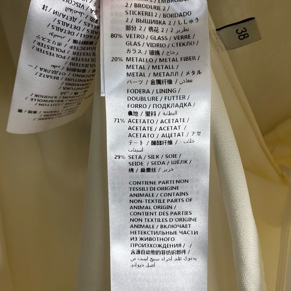 Sale! Gucci Cluny Lace Dress With Embroidery in White - Picture 16 of 16